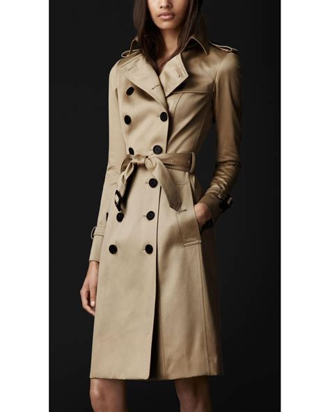 burberry prorsum sateen trench coat|Burberry trench coats outlet.